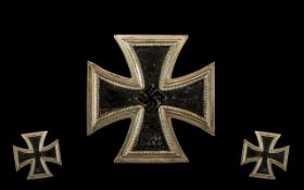 WWII Interest - Nazi German Iron Cross. First class with brooch fitting.