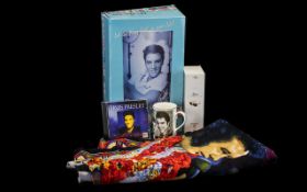 Collection of Elvis Memorabilia to include Elvis Photo Lamp,