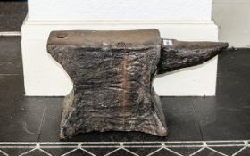 Antique Anvil. Large 19th Century Anvil, lovely Patina and age related marks, stands at 9 inches