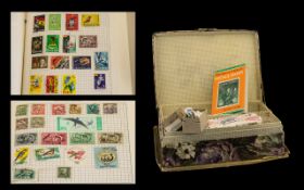 Mixed Lot Of Stamps And Ephemera To Include Stock Books.