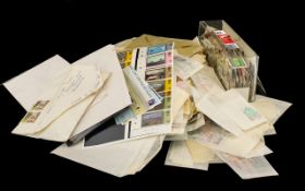 Large Bag of Mixed Stamps - sorted into packets.