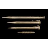 Eversharpe - Sterling Silver Cased Propelling Pencil. Hallmark Birmingham 1912. 5.5 Inches In