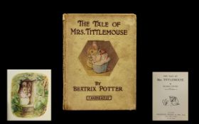 Beatrix Potter. The Tale Of Mrs Tittlemouse. Hardcover, No wrapper and 60 numbered pages.