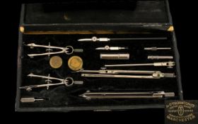 Mathematical Instruments Drawing Maths Set, In Original Box Which Reads - A.G.Thornton Ltd,