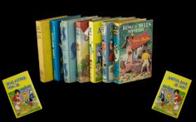 Collection of Enid Blyton Vintage Hardback Books 8 in total, to include books from 1940s,