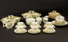 Collection of Porcelain & Ceramics to include a decorative white and gilt tea service comprising 10