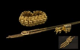 Small Collection of Gold Plated Jewellery,