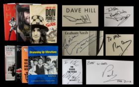 Music Interest - Collection of Signed Books by Musicians,