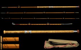 B. James Avocet Coarse Fishing Rod with Matching Cane Swing Tip and Original Avocet Lined Rod Bag.