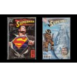 Superman Comics Ltd Edition and Signed by six writers and Artists. Titles 'Superman Forever' Dated