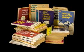 Collection of 57 Vintage Snoopy, Charlie Brown & Peanuts Paperback Books. All in good condition,