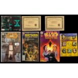 Collection of Star Wars, Batman & X-Files authenticated comics to include 'Star Wars - Episode 1 The