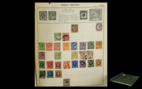 Triumph Spring Back Stamp Album with Stamps of Good Quality from Several Countries. Good Mix of Mint