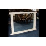 Modern Marble Effect Large Mirror with aztec design border and classically attractive dappled