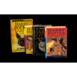 Collection of Harry Potter Books including First Edition of Harry Potter & the Deathly Hallows in