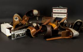 A Collection of Various Antique Stereographs,(10) in total, of typical form and of both wood and
