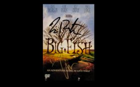 Impressive DVD Inlay Card 'Big Fish' Signed by Tim Burton (Director) and Danny Elfman (Composer).