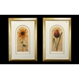 Two Kelly Jane Limited Edition Signed Prints 'Treasured Tulip' 219/750and 'Secret Sunflower' 219/