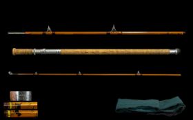 Fishing Interest. Sharps Scottie Two Piece Split Cane Spin Fishing Rod for Pike / Salmon. Date of