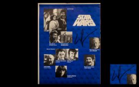 Very Rare For Your Consideration 1978 Variety Promo 'Star Wars' Signed by George Lucas. This is