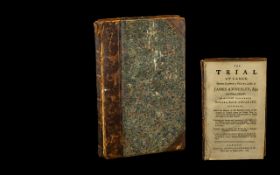 A George II Leather Bound Hard Back Book 'The Trial at Large James Annesley and Other Plaintiffs',