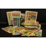 Collection of Vintage Comics & Books comprising; a huge collection of comics including Bunty 1987/