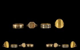 Collection of 9ct and 22ct Gold Rings All Fully Hallmarked.