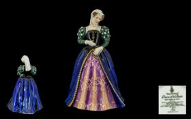 Royal Doulton Limited Edition and Numbered Handpainted Figurine 'Queens of the Realm' HN3142 'Mary