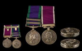 Northern Ireland and South Arabia Military Campaign Medals ( 2 ) Awarded to 23548218 - CPL.D.FOX.RE.