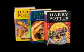 Collection of First Edition Harry Potter Books, Including Rare First Edition of Harry Potter & the