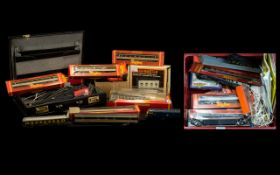 A Mixed Assortment of 00 Gauge Items to include a quantity of track, brochures, boxed and loose