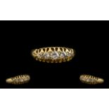 Edwardian Period 18ct Gold 5 Stone Diamo