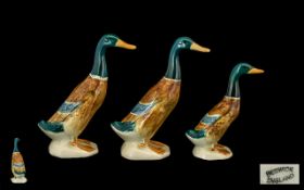 Beswick Bird Figures ( 3 ) ' Mallard Duc