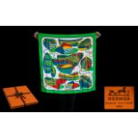 Hermes Silk Scarf: Thalassa by Pierre Pe