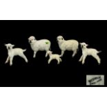 Beswick Farm Animal Figures Sheep Family