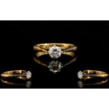 18ct Gold and Platinum Good Quality Sing