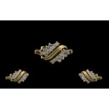 18ct Gold - Contemporary Designed Set Dr