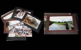 Quantity of Large Colour Photographs in two art folders/cases,