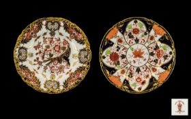 Two Various Royal Crown Derby Decorative Plates,