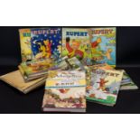Collection of Rupert Bear Annuals - condition varies, mostly fair / good condition. 28 books in