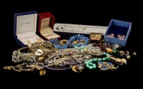 Collection of Vintage & Contemporary Costume Jewellery mainly boxed,