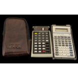Two Calculators - one Novus Mathematician calculator with case,