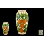 Moorcroft Modern Tubelined Vase. Attractive Design.