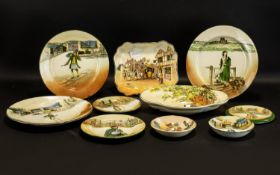 Collection of Royal Doulton Series Ware to include an oval dish No.