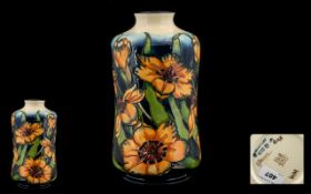 Moorcroft - Modern - Signed Ltd Edition Tubelined Vase. From The Winds Of Changes Years.