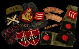 Military Badges. Good collection of badges and cloth badges, please see accompanying image.