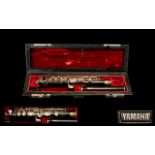 Yamaha YPC-61 Professional Model Ebony and Silver Piccolo with Fitted Carrying Case,