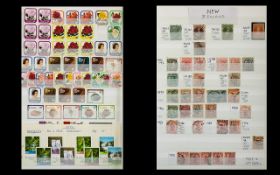 Stamp Interest - Extensive New Zealand collection from 1864 chalon heads through to 2002 in 2 albums
