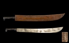 WW2 U.S. Legitimus No.13 Machete or Bush Knife by Collins & Co.