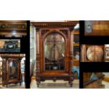 A 19th Century Coin Operated Penny-in-the-Slot Walnut Polyphon, by Nicole Freres, Leipzig,